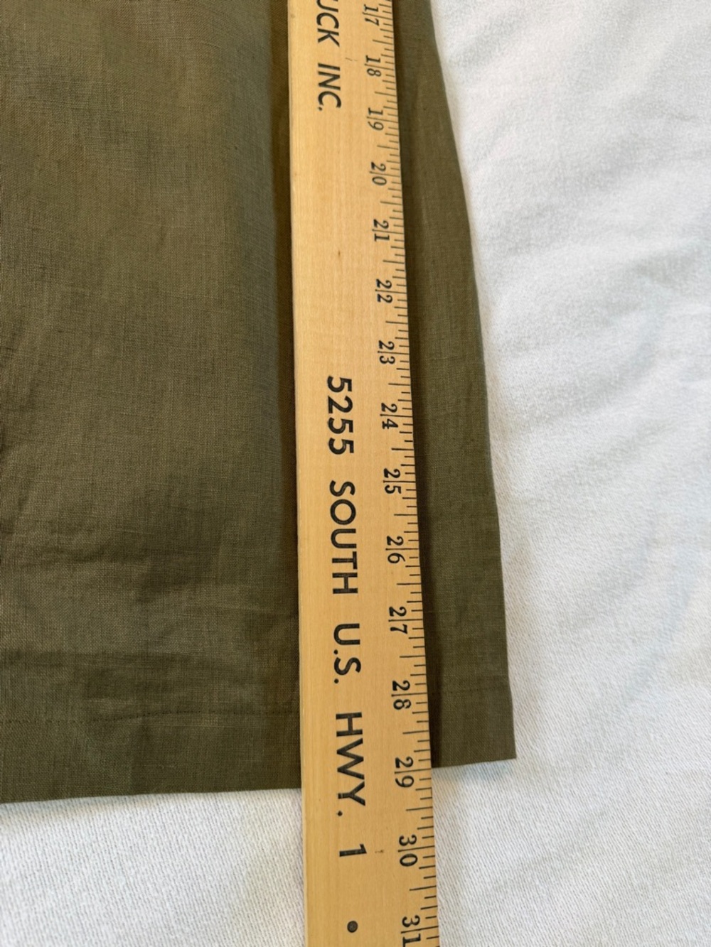 Olive Draped Open-Front Cardigan Sweater - Picture 8 of 14